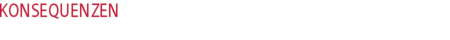 KONSEQUENZEN